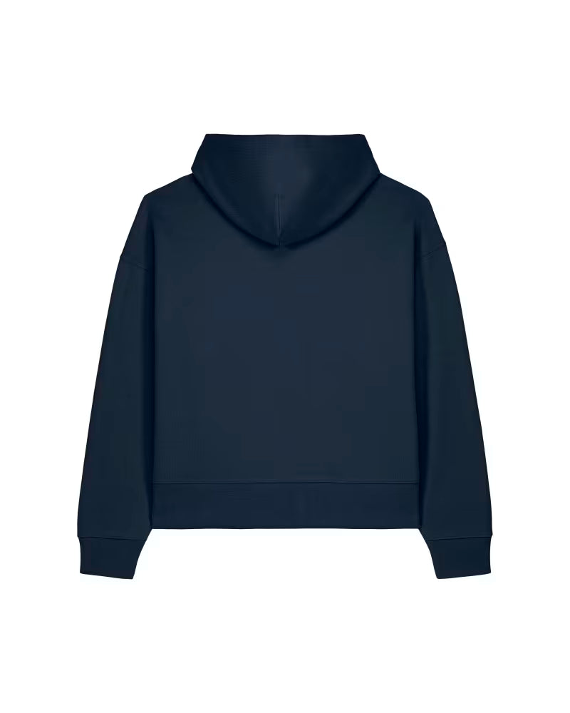 Moin Moin Boxy Unisex-Hoodie aus recycelter Baumwolle